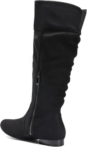 Vista 2 de DREAM PAIRS Womens Wide Calf Knee High Pull On Fall Weather Winter Boots
