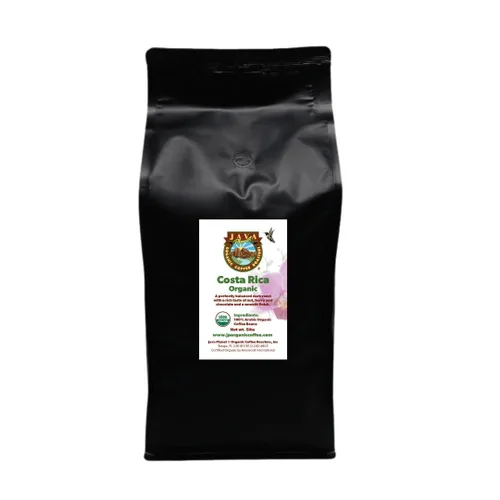 Vista 20 de Café orgánico bajo en ácido, grano entero, sin moho y apto para el estómago por Java Planet, café Black Magic Blend, tostado medio oscuro, sabor