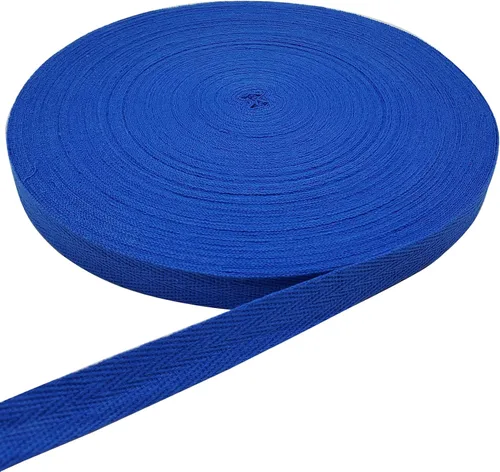 Vista 17 de Cinta de algodón en espiga, cinta de sarga para coser, cinta natural al bies para manualidades (beige, 1 pulgada)