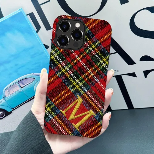 Vista 5 de DAIZAG Funda para iPhone 16 15 14 13 Pro Max Plus 12 11, carcasa rígida híbrida personalizada de 2 capas para regalo de niña y mujer, monograma