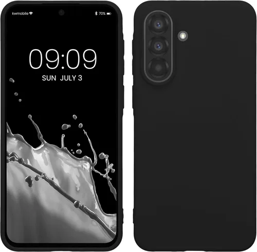 Vista 53 de kwmobile Funda compatible con Samsung Galaxy A12 - Funda protectora de silicona TPU suave y delgada - Verde oscuro mate