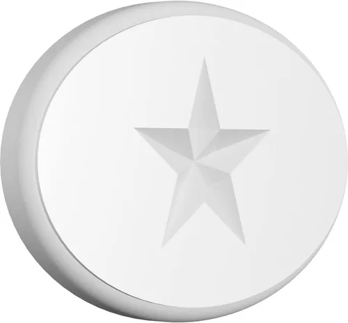 Vista 14 de Ekena Millwork ROSP040X028X100DAL08 Roseta estándar con borde redondeado, 4 pulgadas de ancho x 2 3/4 pulgadas de alto x 1 pulgada, PVC