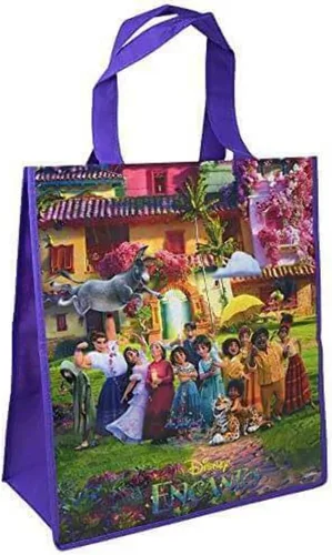 Legacy Licensing Partners Disney Encanto - Bolsa de mano ecológica grande – Bolsa reutilizable no tejida de 13 x 15 – Material duradero y 100%
