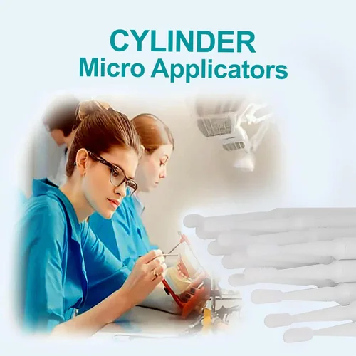 Vista 5 de 400 piezas de microaplicadores dentales Microswabs desechables para extensiones de pestañas Blanco