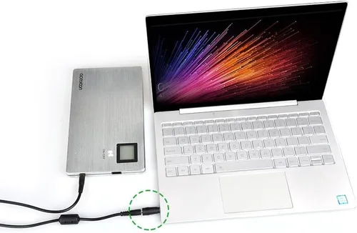 Vista 7 de aceyoon 38 PCS Universal Laptop DC Power Adapter Tips 5.5 mm x 2.1 mm DC AC Power Adapter Kits Connector for Thinkpad Power Supply Plug Jack Sets