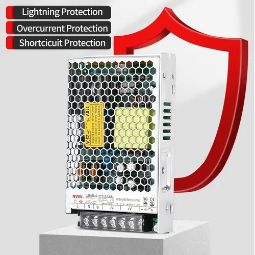 Vista 4 de LRS-150-12 Fuente de alimentación conmutada 12V 12.5Amp Fuente de alimentación conmutable cerrada