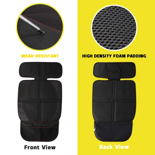 Vista 6 de FASITE Protector de asiento de automóvil para asientos de automóvil de bebé, tapete protector antideslizante impermeable para asiento de automóvil