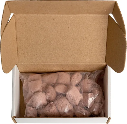 Vista 5 de HITT Trozos de arcilla comestibles de alta calidad, mezcla de arcilla roja para comer cero aditivos, alimentos ASMR para antojos de pica, suciedad