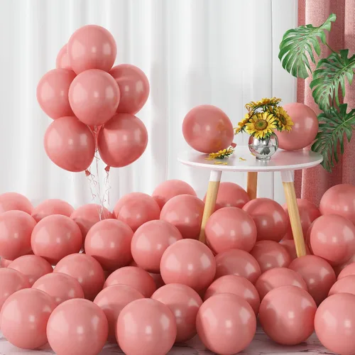 Vista 48 de Globos marrones 60pcs 5 pulgadas globos pequeños color canela para guirnalda de globos, arco, globos de látex color café moca caqui de 5 pulgadas
