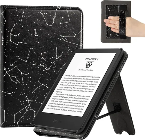 Vista 11 de CoBak Funda para tablet de 6" (2024 y 2022, 11ª generación), funda inteligente de piel sintética con función de encendido/encendido automático