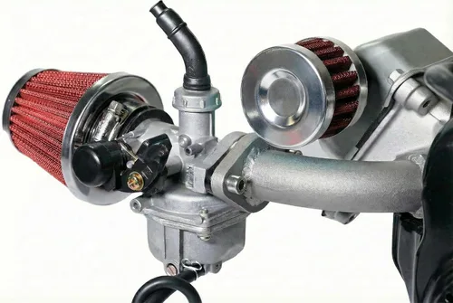 Vista 6 de JMCHstore Etapa 2 Performance Mainfold Kit para motor Predator 79cc 3HP, Coleman CT100U CC100X 98cc, Massimo MB100 Mini Bike, Adaptador de Carb