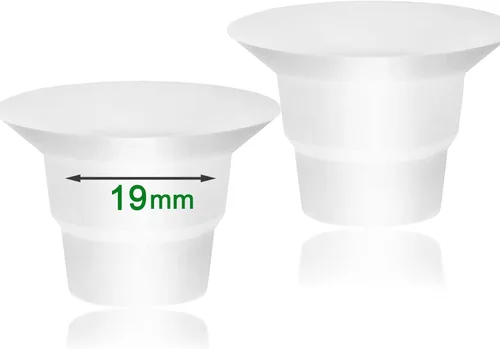 Vista 9 de Insertos de brida de silicona de 15 mm Compatibles con Elvie Stride para Lansinoh para Medela para Spectra para eufy para Momcozy S9 S12 M5 M9