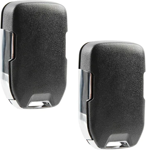 Vista 3 de Carcasa de llave inteligente con llavero de entrada sin llave compatible con 2014 2015 2016 2017 Chevy Tahoe Suburban / GMC Yukon (HYQ1AA)