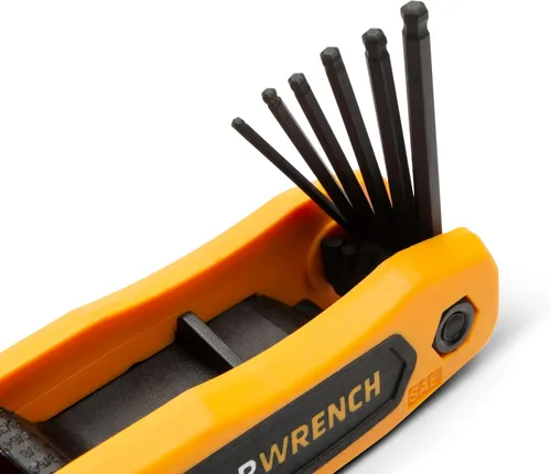 Vista 4 de GEARWRENCH Juego de llaves hexagonales plegables SAE/métricas de 17 piezas - 83511