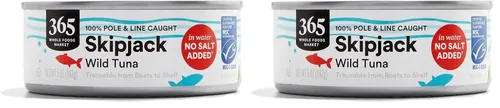 Vista 5 de 365 by Whole Foods Market, Atún Skipjack sin sal en agua, 5 onzas