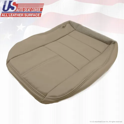 Vista 4 de 2008 2009 2010 para Ford F350 Lariat Driver parte inferior de cuero de repuesto cubierta de asiento marrón