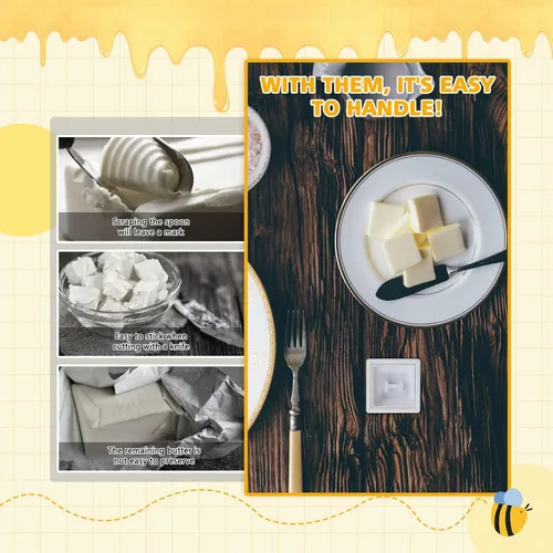 Vista 4 de Esparcidor de mantequilla, dispensador de mantequilla de mazorca de maíz con cubierta integrada, soporte para barra de mantequilla, aplicador