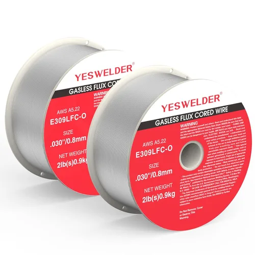 Vista 17 de YESWELDER Alambre de soldadura MIG, alambre sólido MIG de acero inoxidable 2LB .030