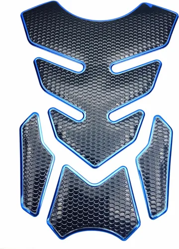 Vista 16 de Niree Etiqueta engomada metálica de la almohadilla protectora del gas del tanque del luster de la motocicleta (A00)