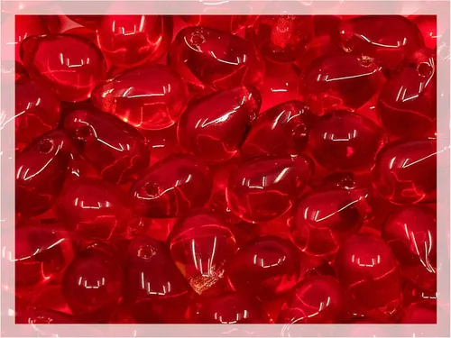 Vista 35 de Cuentas de cristal checo de 6 x 9 mm, 50 piezas, en forma de lágrima, color ámbar topacio naranja transparente - Bohemia Crystal Valley