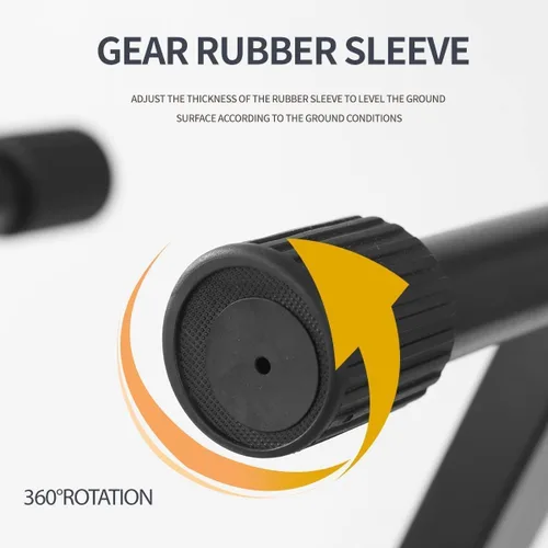 Vista 4 de AODSK Banco para teclado estilo X con cojín acolchado, banco de piano ajustable, taburete plegable con asiento, algodón ignífugo, diseño