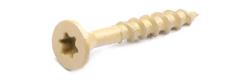 Vista 19 de Tornillos para cubierta #8 x 1-1/2 Pulgadas, Tornillos de madera para exterior, Cabeza de transmisión Torx plana, Rosca parcial, Acero de carbono