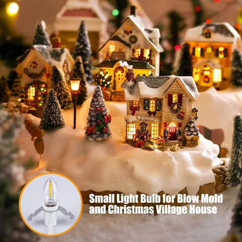 Vista 2 de Cable accesorio Brightown con bombilla LED - Cable de 6 pies con interruptor de encendido/apagado para luces nocturnas, calabaza de Halloween, molde