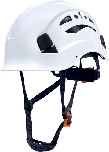 Vista 8 de Casco de seguridad industrial RGS-8C rejillas de ventilación ajustables, suspensión de 6 puntos, transpirables, ligeros, cascos para construcción