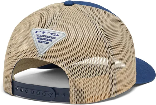 Vista 2 de Columbia - Gorra de malla con bandera con árboles unisex para adultos, corona alta