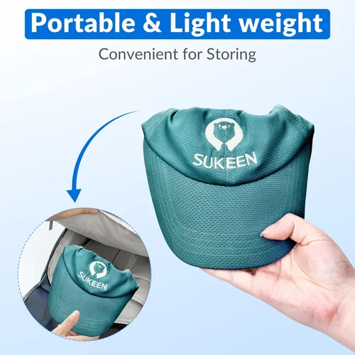 Vista 8 de Sukeen Lightweight Cooling Hat Unisex, Quick Dry Sun Hats for Men, Adjustable Workout Hats Cooling Baseball Cap for Men Women