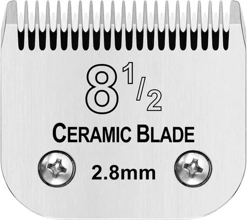 Vista 40 de Tamaño 40/30/15/10/7FC/5FC/4FC/3FC Cuchillas cerámicas desmontables para cortapelos de mascotas para perros, Compatible con Andis, Oster A5, Wahl