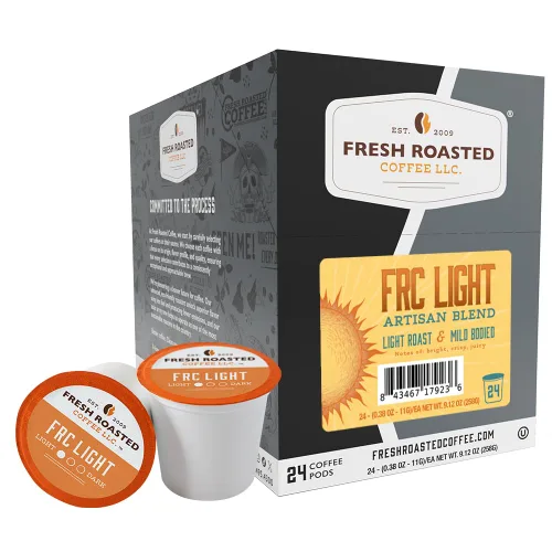 Vista 121 de Fresh Roasted Coffee, Blackbeard's Revenge, tueste medio, 24 cápsulas para cafeteras K-Cup