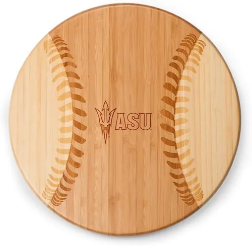 Vista 17 de PICNIC TIME NCAA Arizona Wildcats Homerun! Bamboo Cutting Board with Team Logo