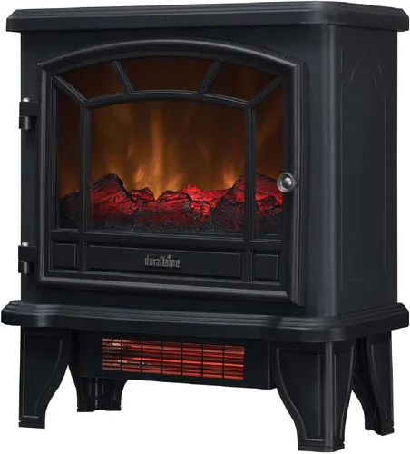 Vista 8 de duraflame Calentador eléctrico infrarrojo de la estufa de la chimenea del cuarzo, canela