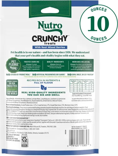 Vista 3 de Nutro - Golosinas crujientes para perros con manzana real, 10 onzas