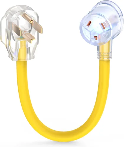 Vista 10 de TOOLIOM NEMA 10-30P a 14-50R Cable adaptador de cargador EV con certificación UL de 30 amperios a 50 amperios para cargador EV de nivel 2