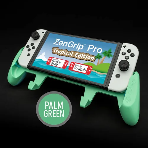 Vista 7 de Satisfye - ZenGrip Pro Gen 3 OLED, a Switch Grip Compatible with Nintendo Switch - Comfortable & Ergonomic Grip, Joy Con & Switch Control. #1 Switch