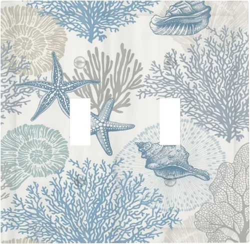 Vista 17 de Cubiertas decorativas para placa de interruptor, bandera estadounidense, receptáculo de 1 banda, placa de pared dúplex, cubierta de interruptor