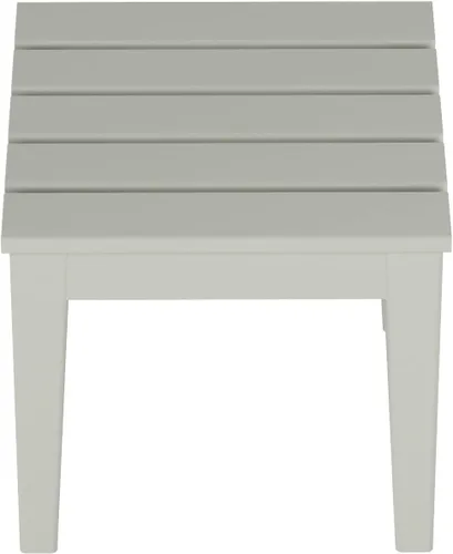 Vista 5 de WestinTrends Ashore - Mesa auxiliar Adirondack moderna para patio al aire libre, color arena
