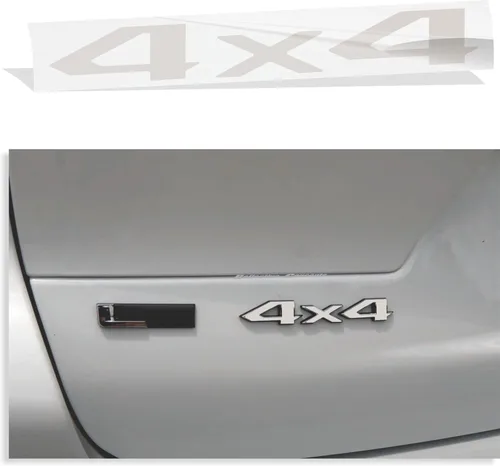 Vista 16 de 2022-2025 Jeep Grand Cherokee, Grand Cherokee L - Adhesivos de calcomanía para emblemas 4x4 - (Color: Rosa Caliente)