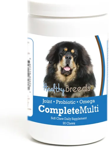 Vista 358 de Healthy Breeds Cavalier King Charles Spaniel - Multivitamínico todo en uno, completo con probióticos, glucosamina, condroitina y omegas, 60