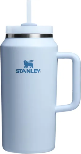 Vista 72 de STANLEY Quencher H2.0 - Vaso con mango y popote de 14 oz Tapa de 3 posiciones Flowstate Compatible con portavasos para viajes Vaso de acero