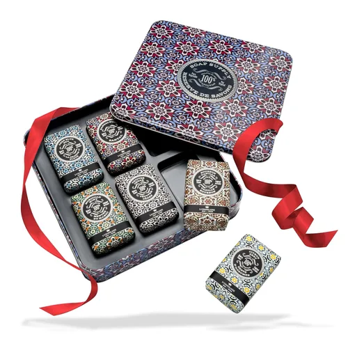 Vista 12 de La Chatelaine Set de Regalo de Jabones en Barra de Lujo Trio Hecho en Francia Natural y Orgánico Fórmula de Manteca de Karité 3 x 7 oz