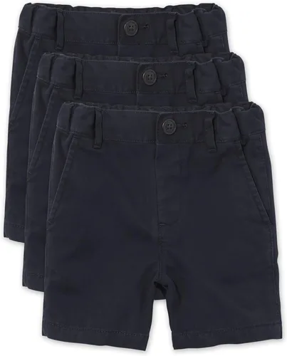 The Children's Place Baby Boys' and Toddler Chino Shorts, 3 Pack