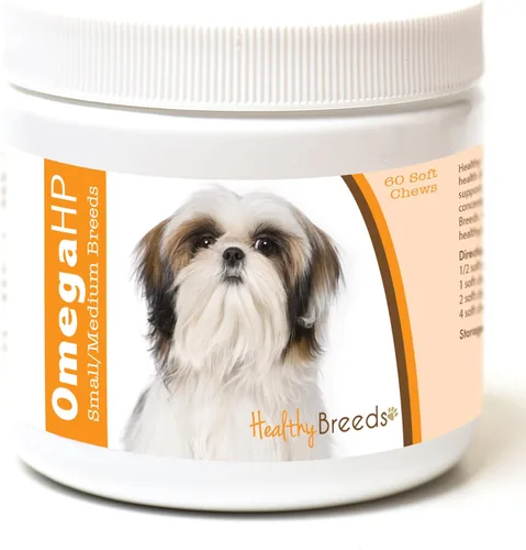 Vista 113 de Healthy Breeds Siberian Husky Omega HP - Masticables suaves para piel y pelaje, 90