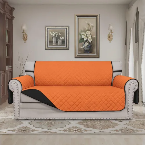 Vista 463 de Easy-Going - Funda reversible para sofá reclinable, resistente al agua, protector de muebles con correas elásticas, para mascotas y niños