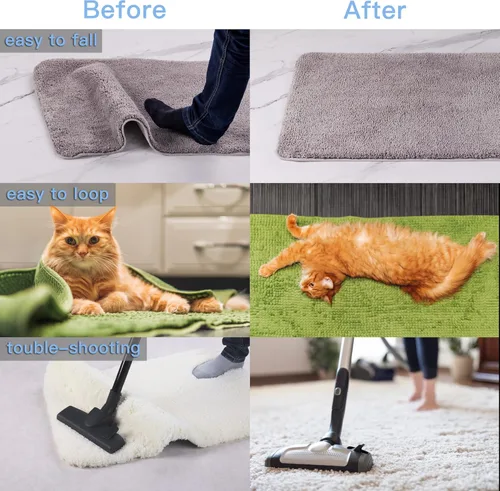 Vista 4 de MSXCSE 14 cintas adhesivas para alfombras, agarres antideslizantes para alfombras, almohadillas antideslizantes para alfombras, cinta reutilizable