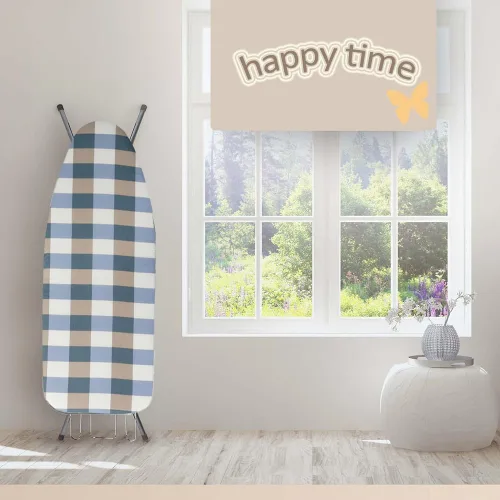 Vista 7 de Funda para tabla de planchar de ajuste universal, resistente 100% algodón funda y almohadilla de hierro, antiadherente quemado y resistente a
