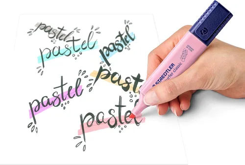 Vista 4 de STAEDTLER 364 CWP4PA Textsurfer Classic - Resaltador de colores pastel surtidos (paquete de 4)