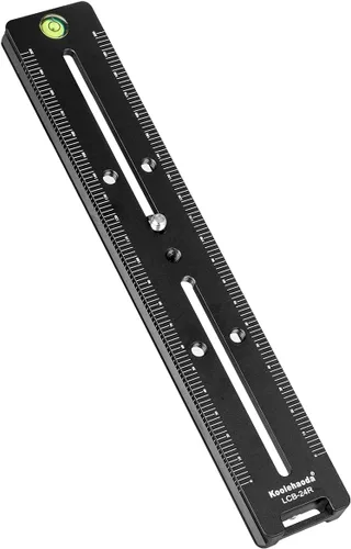 Vista 13 de koolehaoda QR-50B Abrazadera de placa de liberación rápida Adaptador de doble abrazadera compatible con Arca Swiss Plate RRS Rail Plate Nodal Slide
